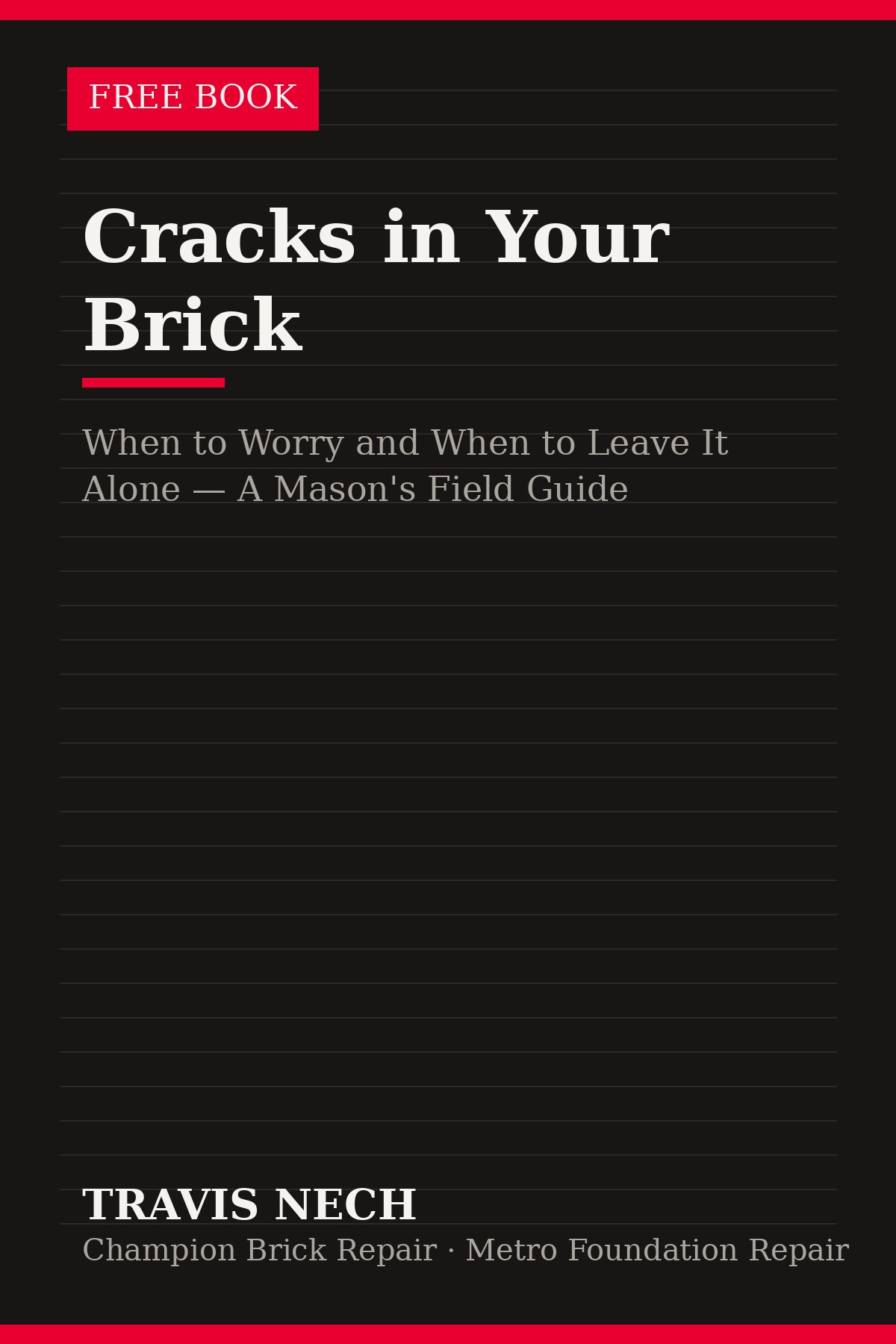 Cracks in Your Brick: When to Worry and When to Leave It Alone cover