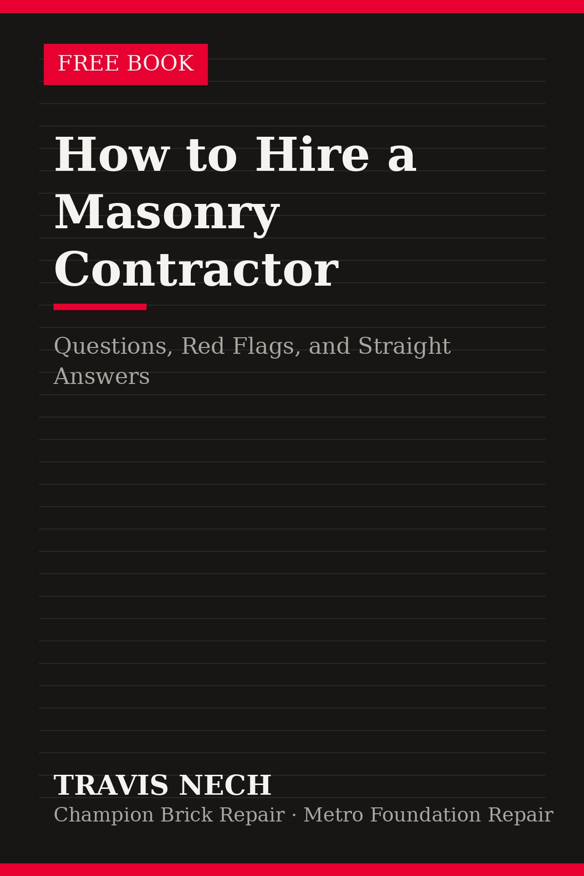 How to Hire a Masonry Contractor cover